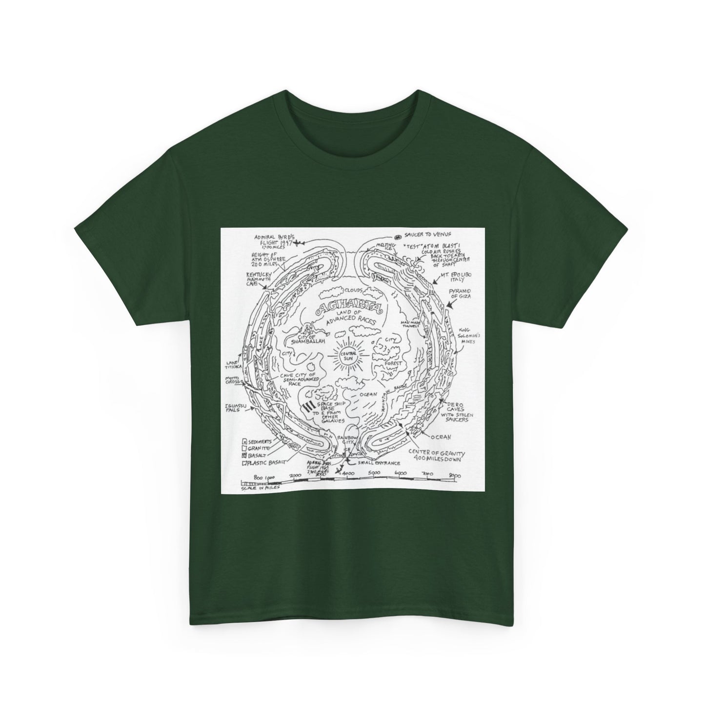 Agartha "I come from a land down under" | T Shirt