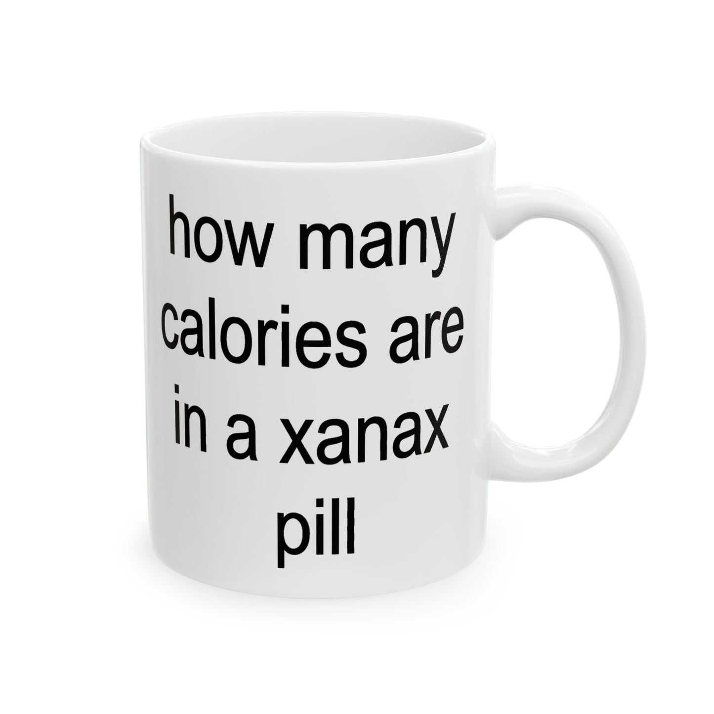 Ceramic Mug (11oz, 15oz) — "Counting calories"