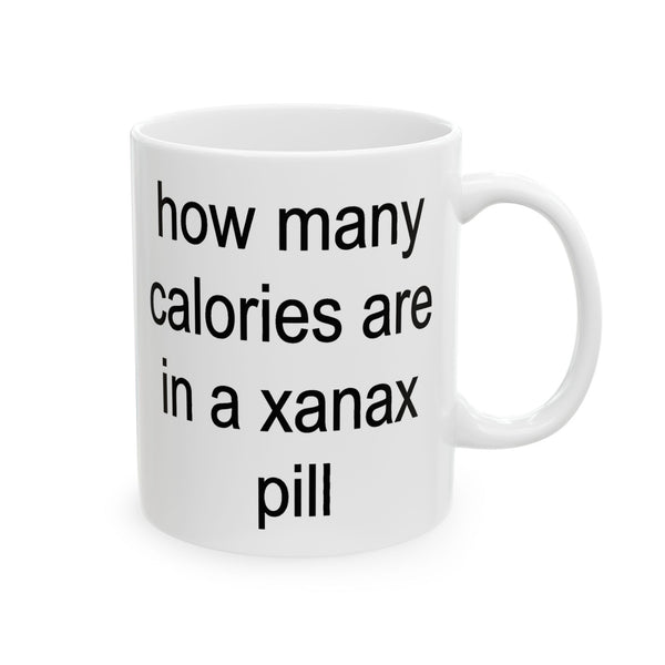 Ceramic Mug (11oz, 15oz) — "Counting calories"