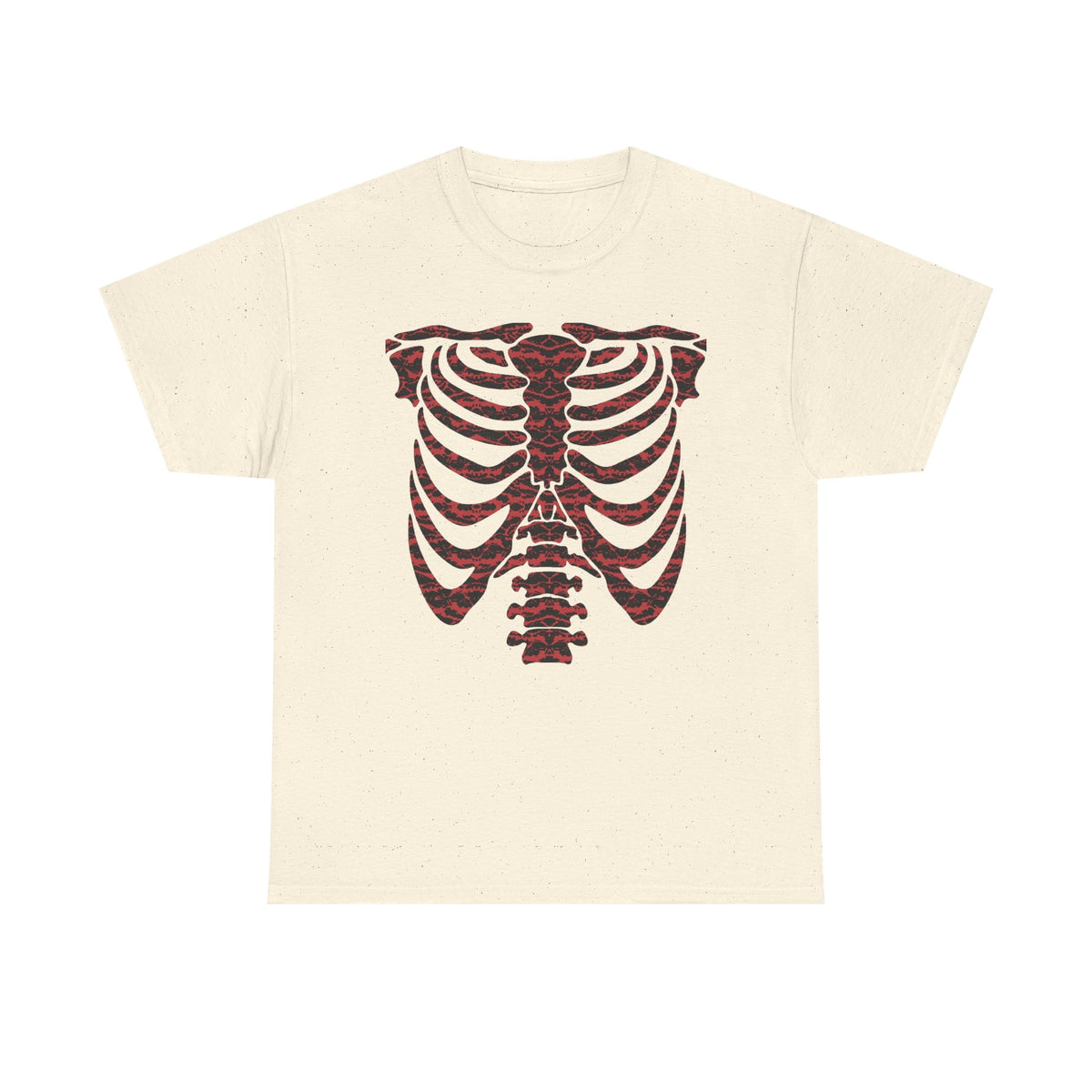 Tiger Camo Skeleton Ribcage  — T-Shirt
