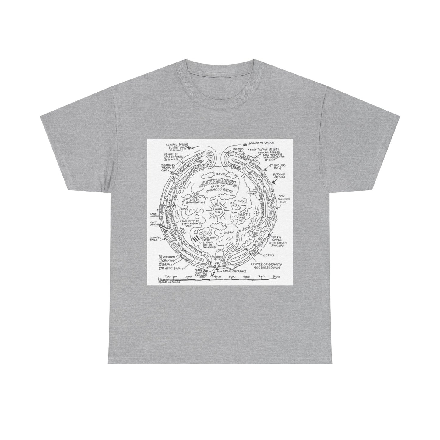 Agartha "I come from a land down under" | T Shirt