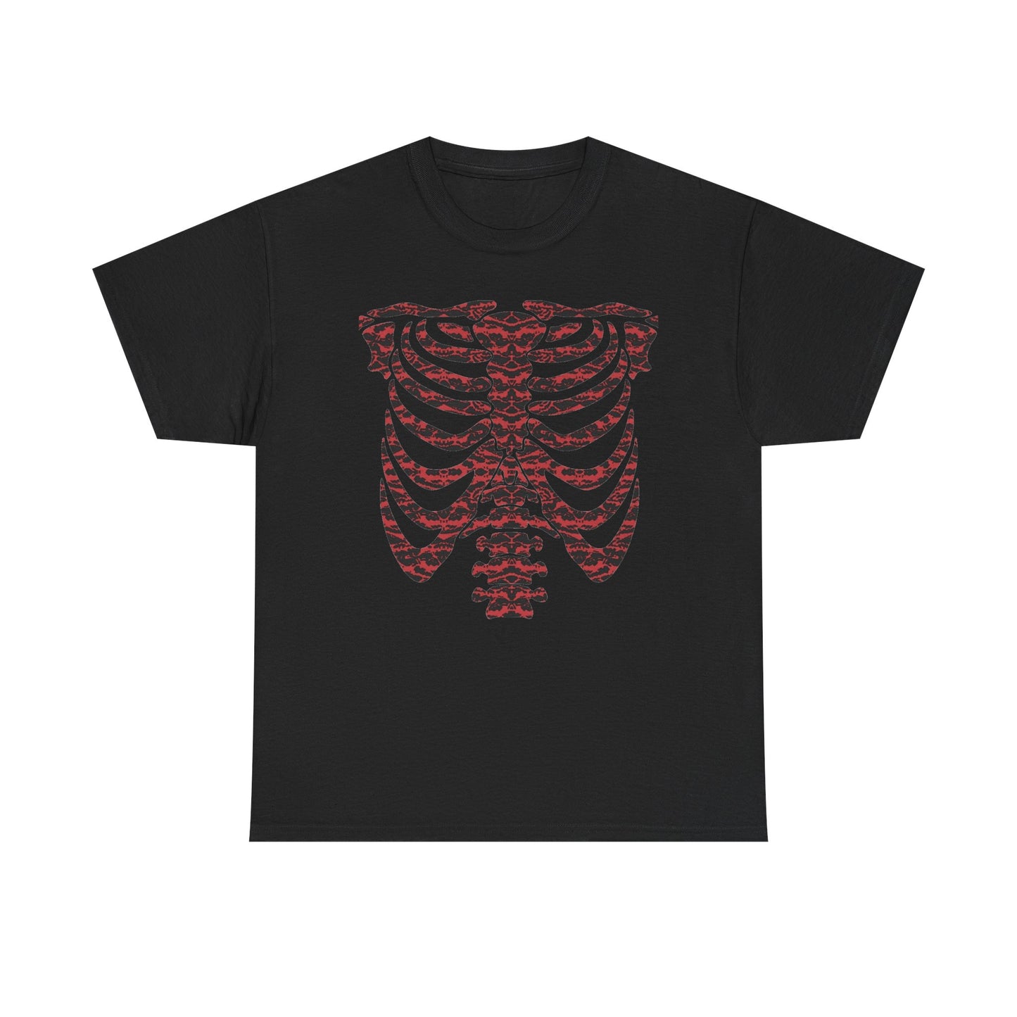 Plaid Skeleton Ribcage  — T-Shirt