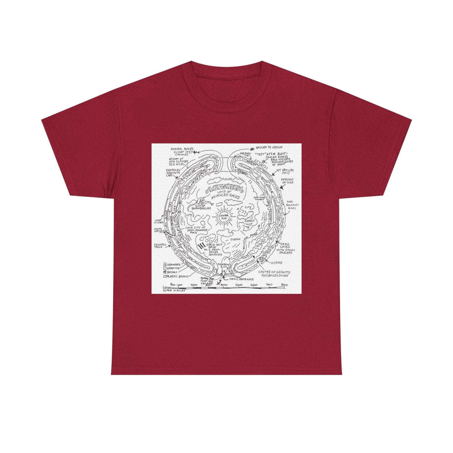 Agartha "I come from a land down under" | T Shirt