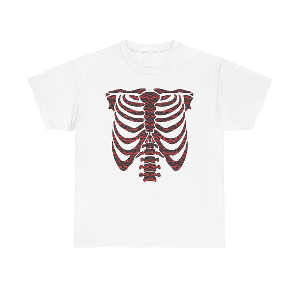 Tiger Camo Skeleton Ribcage  — T-Shirt