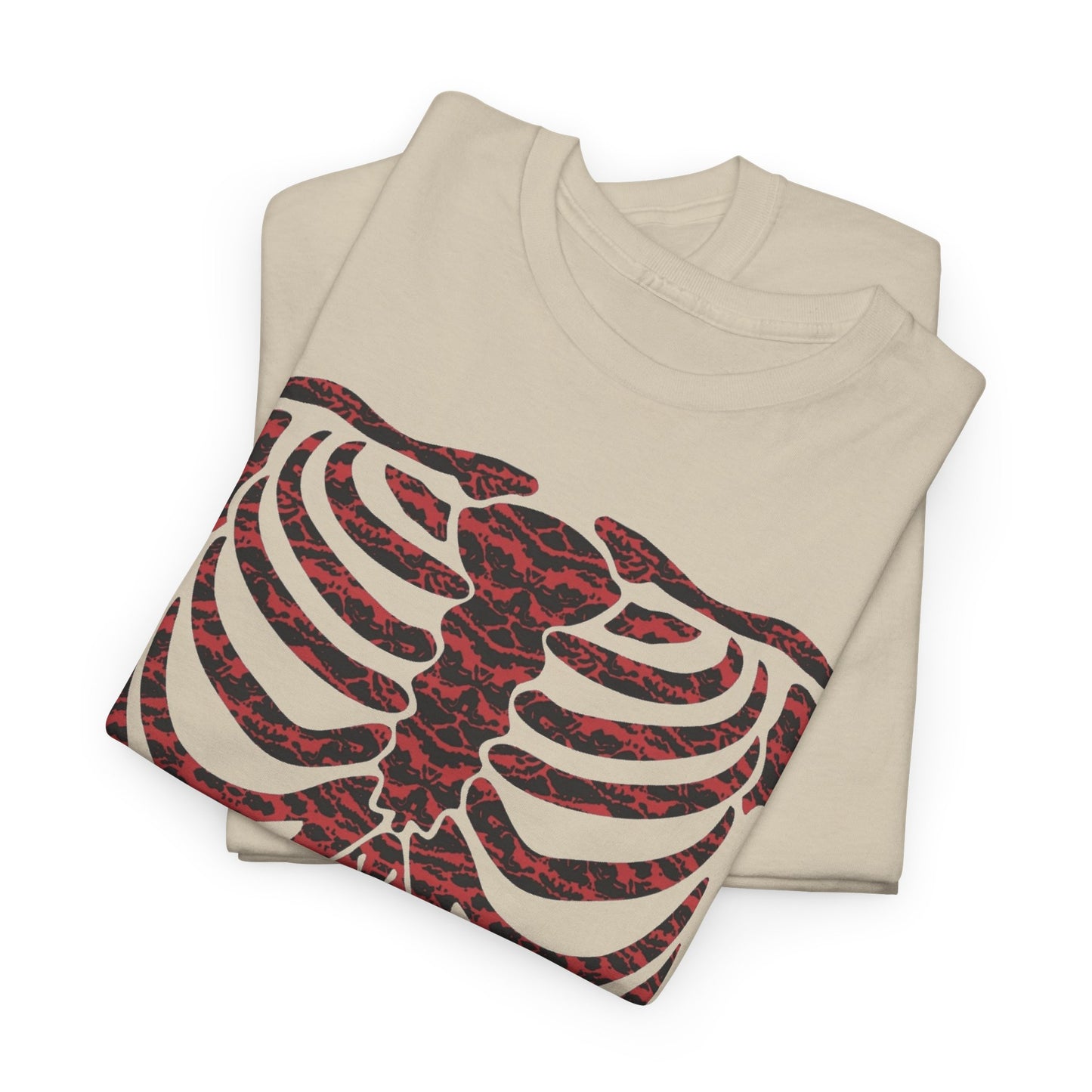Plaid Skeleton Ribcage  — T-Shirt